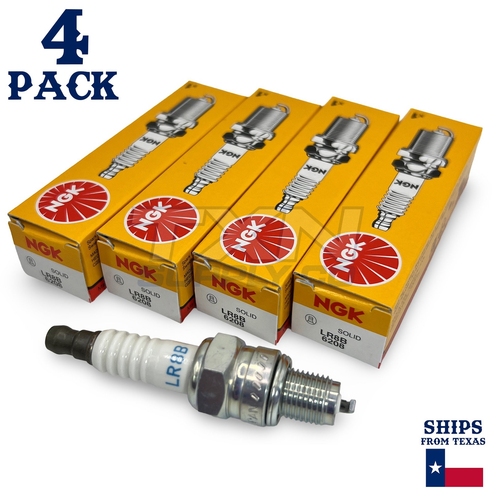 KTM NGK 6208 Spark Plug - LR8B - 4 Pack