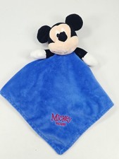 Mickey Mouse Baby Blue Security Blanket DISNEY Baby Lovey