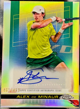 2024 Topps Chrome Tennis ALEX DE MINAUR Refra...