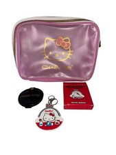 The Creme Shop X Hello Kitty Travel Cosmetic Case, Mirror And 45th Key Chain