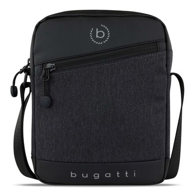 bugatti Universum Crossbody Bag XS Umhängetasche Black dunkelgrau schwarz Neu