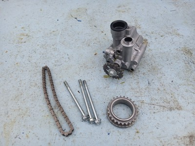 #ad 2002 03 Honda VTR1000F Super Hawk Oil Pump Gear Chain Bolts OEM Assembly $50.00