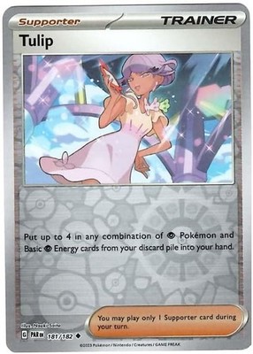 Pokemon - Tulip 181/182  - Reverse Foil - Paradox Rift - NM/M