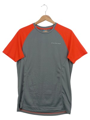 DARE2B Sport Shirt Herren Gr. 48/S Grau Orange Funktionsshirt