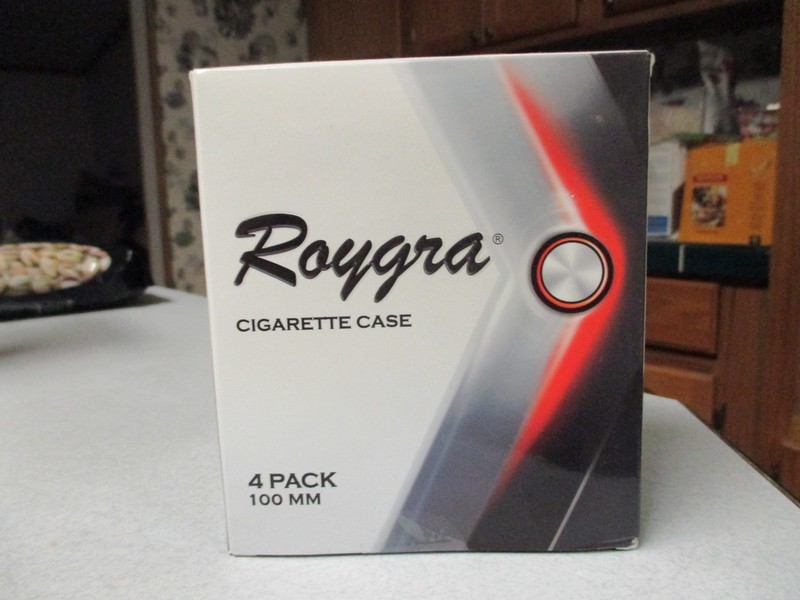 roygra Cigarette Case (4 Pack), Magnetic Switch 100mm 100S, Multicolor 