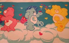 CARE BEARS 2002 VINTAGE Twin Flat BED SHEET