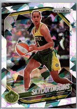 2025 Panini Prizm WNBA Skylar Diggins #123 Ice Prizm