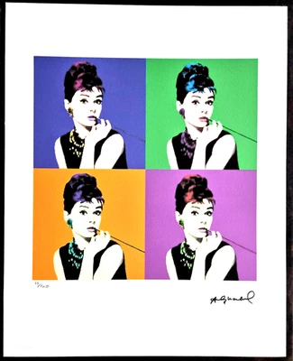 Andy Warhol - 50x40cm - Limitierte Auflage Nr.99/200 - Bild 1 von 4