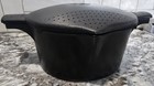 Original Pampered Chef #2778 Original 2-Qt Covered Micro Cooker/Steamer Black — photo 1