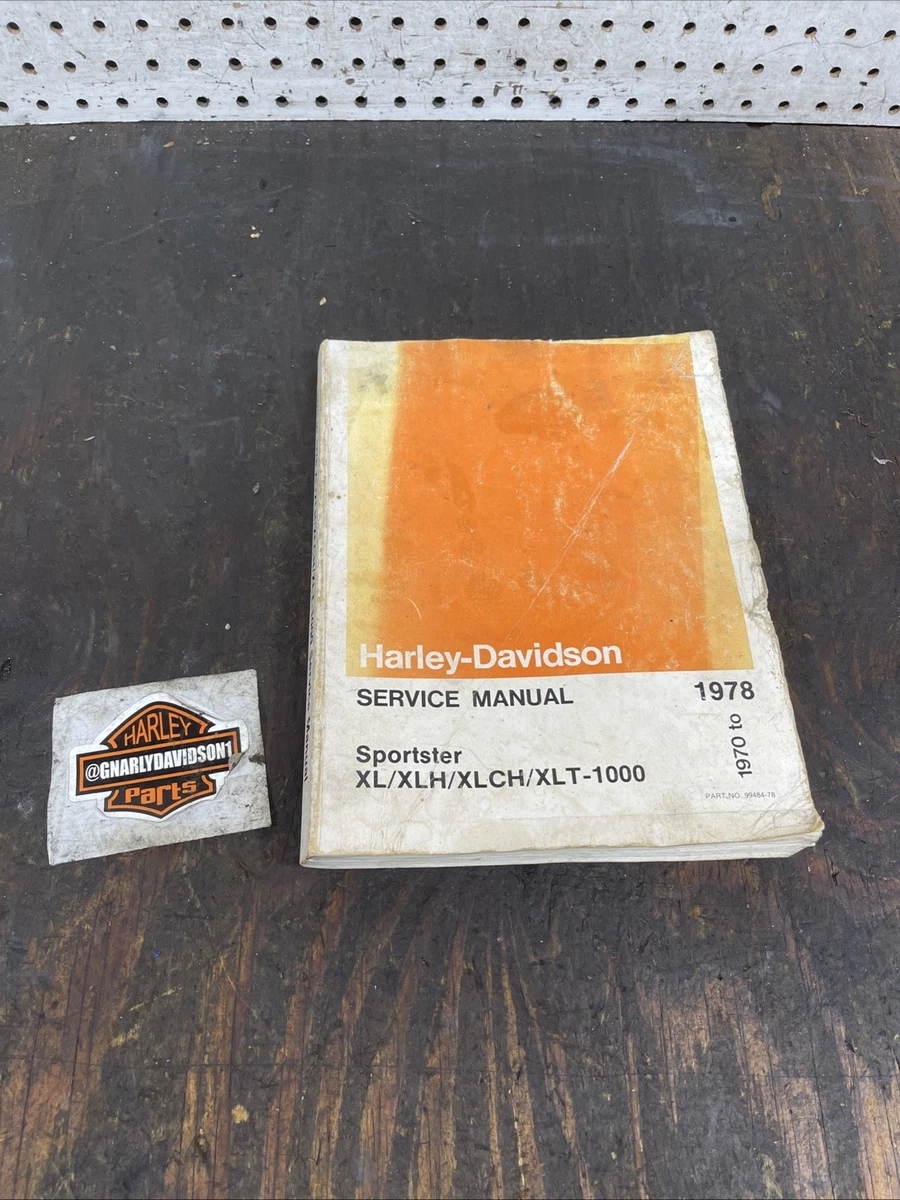 Harley-Davidson Motorcycle Manuals and Literature 1978 Year of