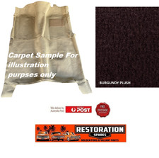 HOLDEN FX FJ SEDAN MOULDED BURGUNDY PLUSH CARPET FRONT & REAR