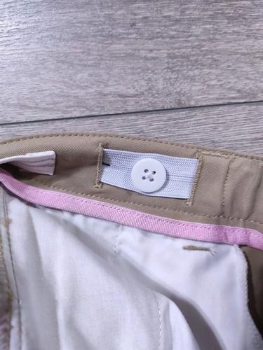 Lands End Shorts Girls Size 12 Biege Active Adjustable School Uniform Kids - Picture 4 of 9