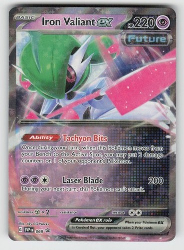Iron Valiant ex 068 Promo Scarlet & Violet Promo Near Mint
