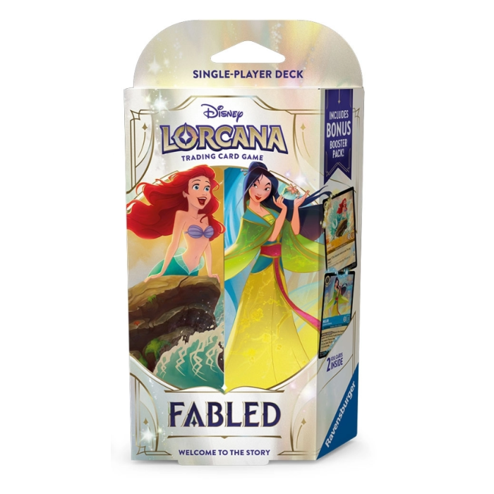 DISNEY LORCANA FABLED WELCOME TO THE STORY ARIEL E MULAN