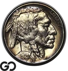 1921-S Buffalo Nickel, Key Date! Beautiful Unc++, RARE This Nice, Bids: 2750