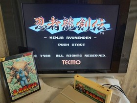 Ninja Ryukenden Ninja Gaiden Famicom FC Cartridge,w/Manual,Box, Working-f0715-