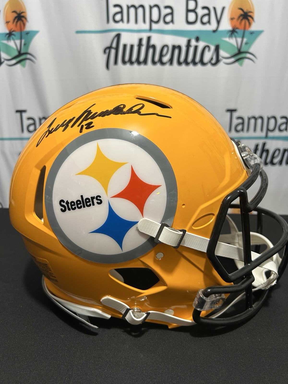 Terry Bradshaw Autographed Signed Pittsburgh Steelers Pittsburg Steelers Speed Full Size Authentic Helmet 