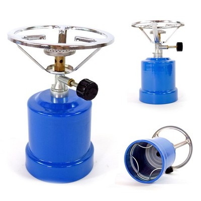 Gaskocher für 190g Stechgaskartuschen Campingkocher Camping Kocher Stahl