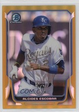 2014 Bowman Chrome Gold Refractor 12/50 Alcides Escobar #207 1ek2