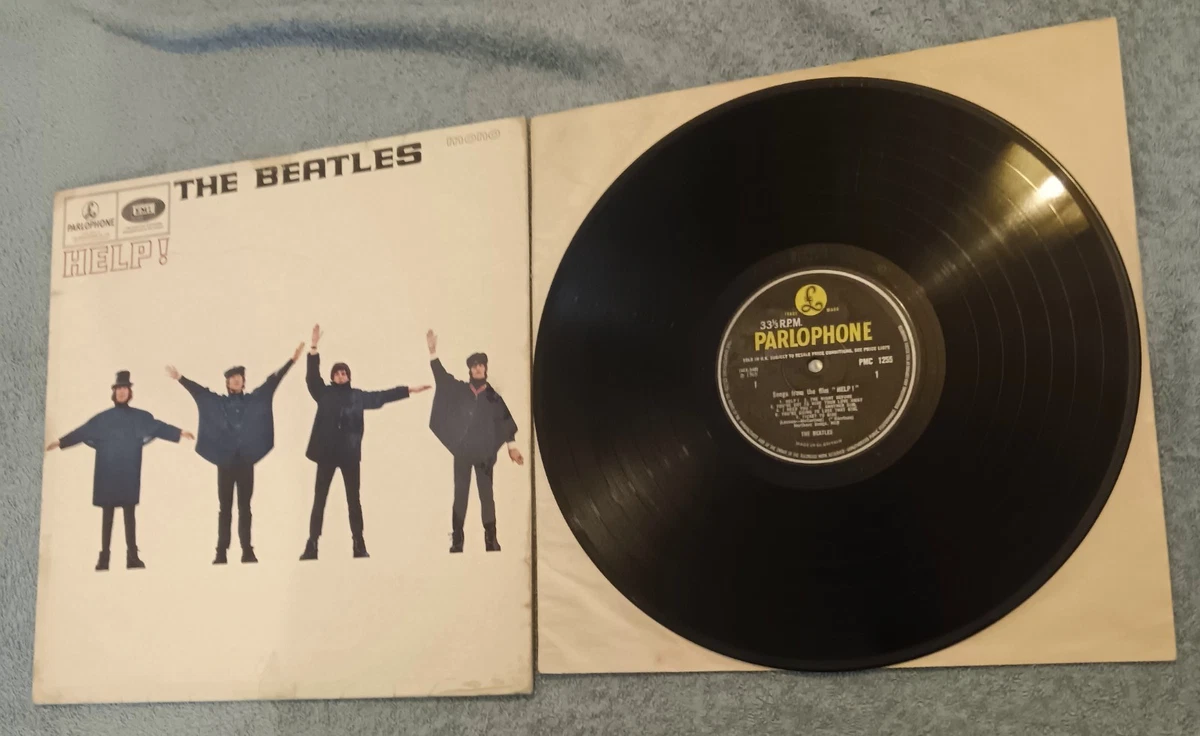 英LP The Beatles HELP! UK盤 Mono 1stプレス KT BEATLES ⁄ HELP! (UK