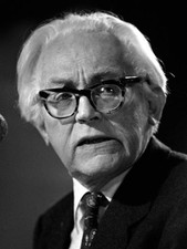 Labour leader Michael Foot action platform Born 1913 he first cont- Old Photo