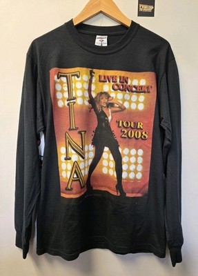 2000s 2008 Tina Turner Tour Long Sleeve T Shirt M Live In Concert