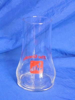 7 UP The UNCOLA Beverage Glass Iconic Upside Down Shape Vintage 1970's