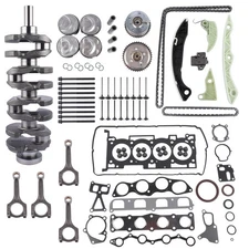 Engine Rebuild Piston Gasket Kit Crankshaft Rod Timing Chain Kit for Hyundai Kia