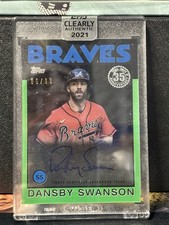 2021 Topps Certified Auto 35th Anniversary Dansby Swanson /99