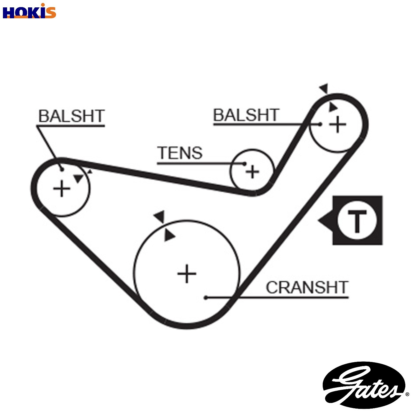 GATES 5210 Timing Belt for HYUNDAI,MITSUBISHI - Image 14