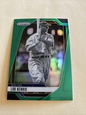 2025 Panini Prizm - Lou Gehrig, Lou Gehrig #300 Green Prizm