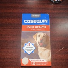 Cosequin Maximum Strength Joint Health Dog Joint Health 120 Tablets Exp 01/2028