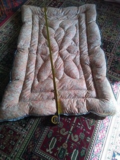 Vintage Paisley Eiderdown. Single 5ft x 40 Inches