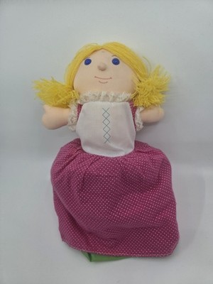 Topsy Turvey Puppe 3 in 1 Prinzessin, Frosch & Froschprinz Stofftier Plüsch Vintage Rar
