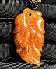 47 27 9MM Top Natural Rutilated quartz crystal mineral specimen Reiki Pendant