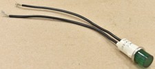 Lot OF 10 SoLiCo ,2952-1-11-38340,  250V, 0.5W, 6" Indicator GrLeads Green Light