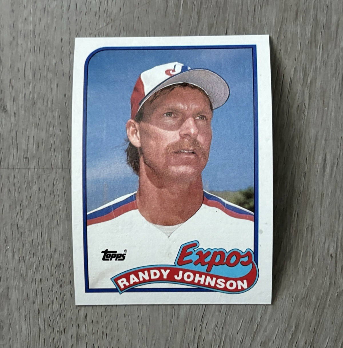 1989 MLB Topps Baseball | Randy Johnson RC | #647 | Montreal Expos