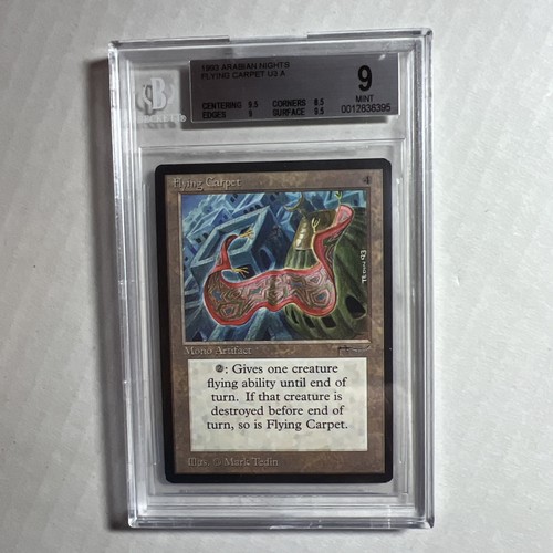 MTG Arabian Nights Flying Carpet U3 A BGS 9 MINT (x2 9.5 subs) 1993