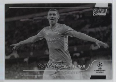 2021-22 Topps Stadium Club Chrome UEFA Champions League /299 Phil Foden #47 11r1