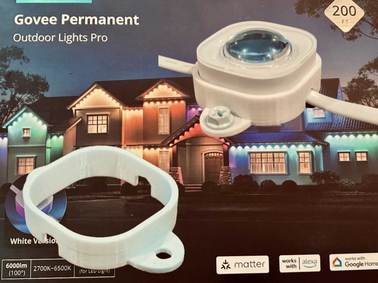 Govee Outdoor Permanent Lighting Pro H706 Mount Brackets in White or Black