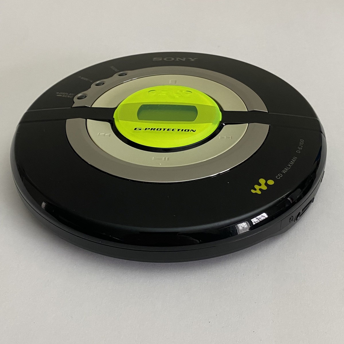 Sony D-EJ100 PSBLK Psyc Walkman Portable CD Player Black/Green