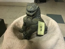 A Brand New 8 1/2" Tall House Parts,Inc Green With Gold Tints And A Small Chip