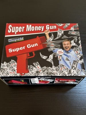 Novelty Place Super Money Gun - Cash Spray Money Shooter Make it Rain Toy