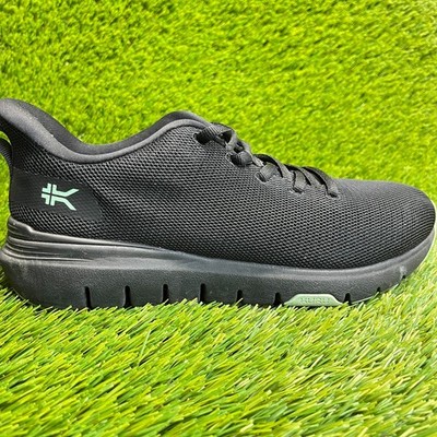 Kuru Flex Via Womens Size 8 Jet Black Athletic Running Walking Shoes Sneakers