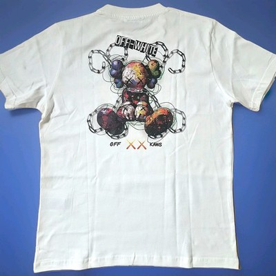 NeuOff White T-Shirt x Kaws (Weiß) Gr. XL Neu/ Original/ Ungebraucht Mit QR Code