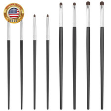 8Pcs Eyeshadow Brushes for Eyes, Eye Brushes for Make up Mini Makeup Smudge Brus