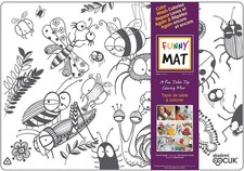 Funny Mat Table Top Coloring Mat - Bugs - NEW