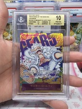 Monkey D. Luffy SEC One Piece English Alt Art New Era OP05-119 BGS 10