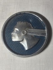 Pontiac Chieftain 1951-1953 Indian Head Mohawk Car Emblem Medallion Pontiac Chieftain 1951-1953 Indian Head Mohawk Car Emblem Medallion