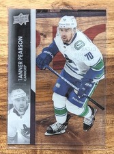 2021 22 Upper Deck Tanner Pearson Clear Cut Base #178 Vancouver Canucks!